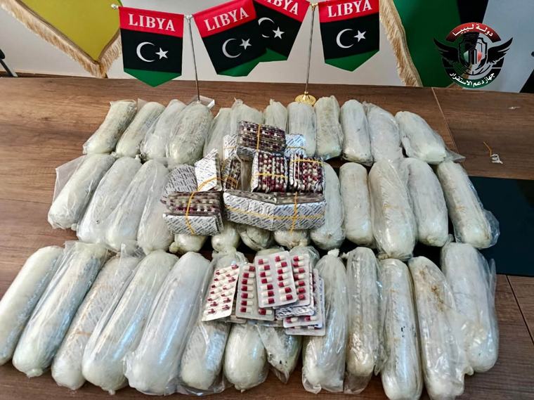 جهاز دعم الاستقرار بنالوت يحبط محاولة تهريب نحو 10 آلاف قرص مخدر