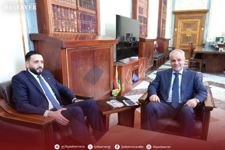 محافظ مصرف ليبيا المركزي يبحث مع وزير الاقتصاد توفير السلع وتنظيم الاعتمادات