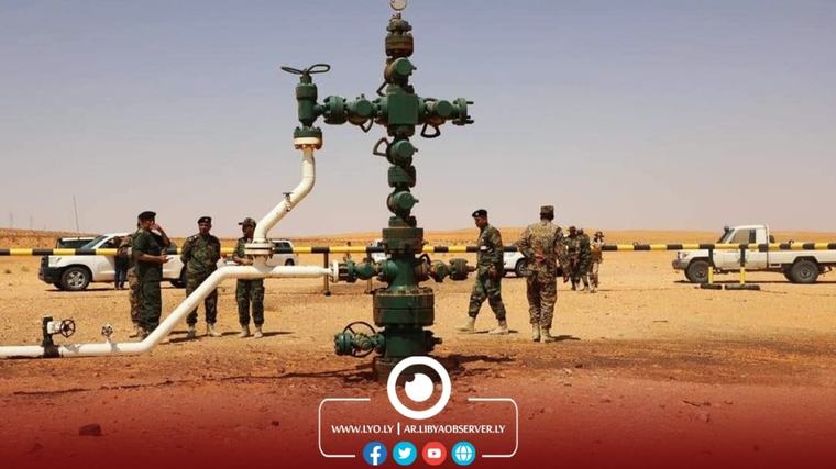 منتسبو حرس المنشآت النفطية بالمنطقة الغربية يمهلون حكومة الوحدة 48 ساعة لتسوية أوضاعهم